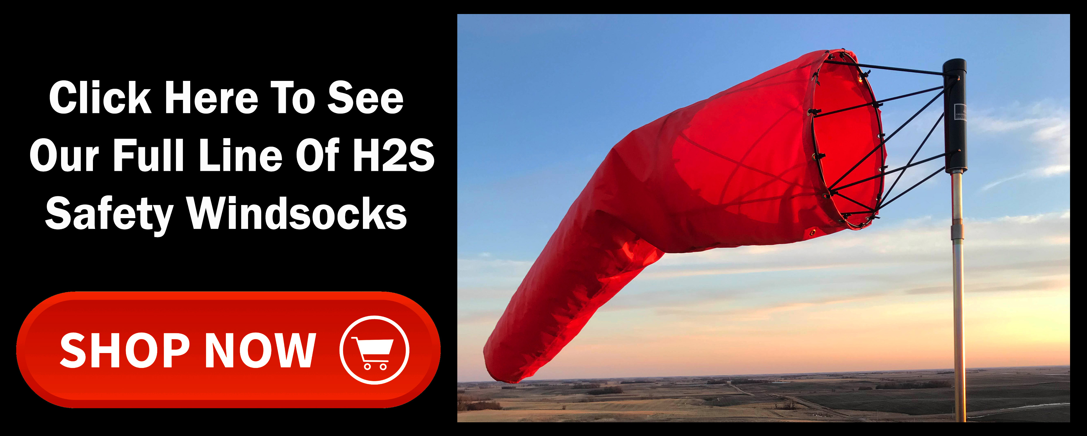 H2S Safety Windsocks